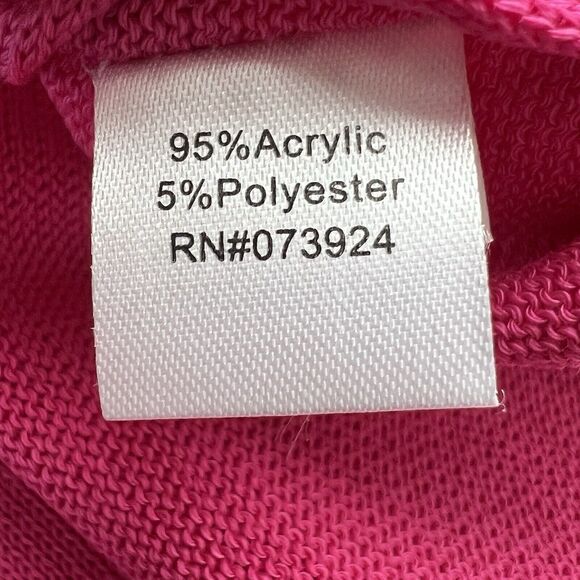 Ming Wang Knit Cardigan Jacket 3/4 Sleeve Office Career Color block Small f16 - Picture 4 of 5